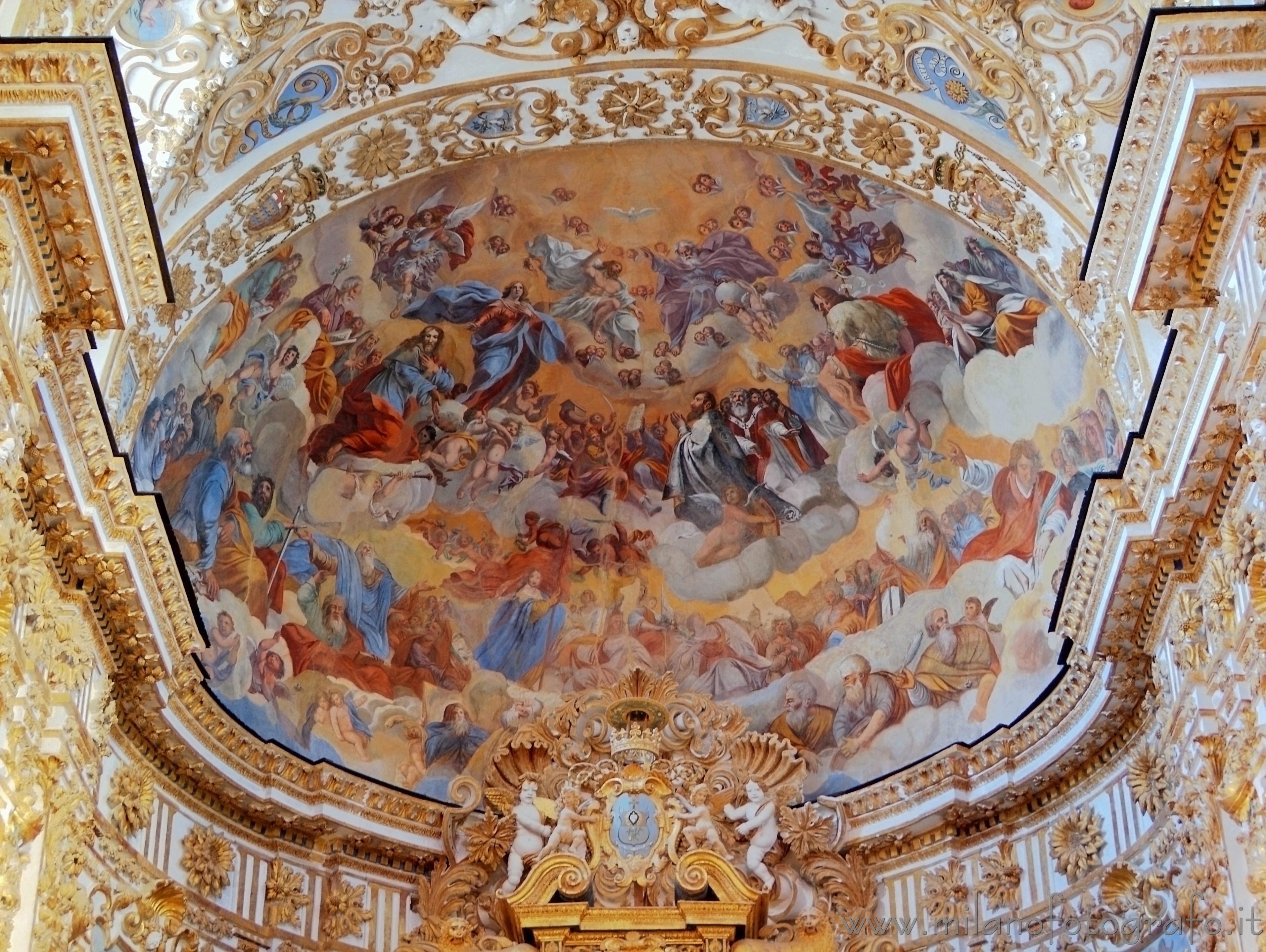 Agrigento: Affreschi nell'abside del Duomo - Agrigento