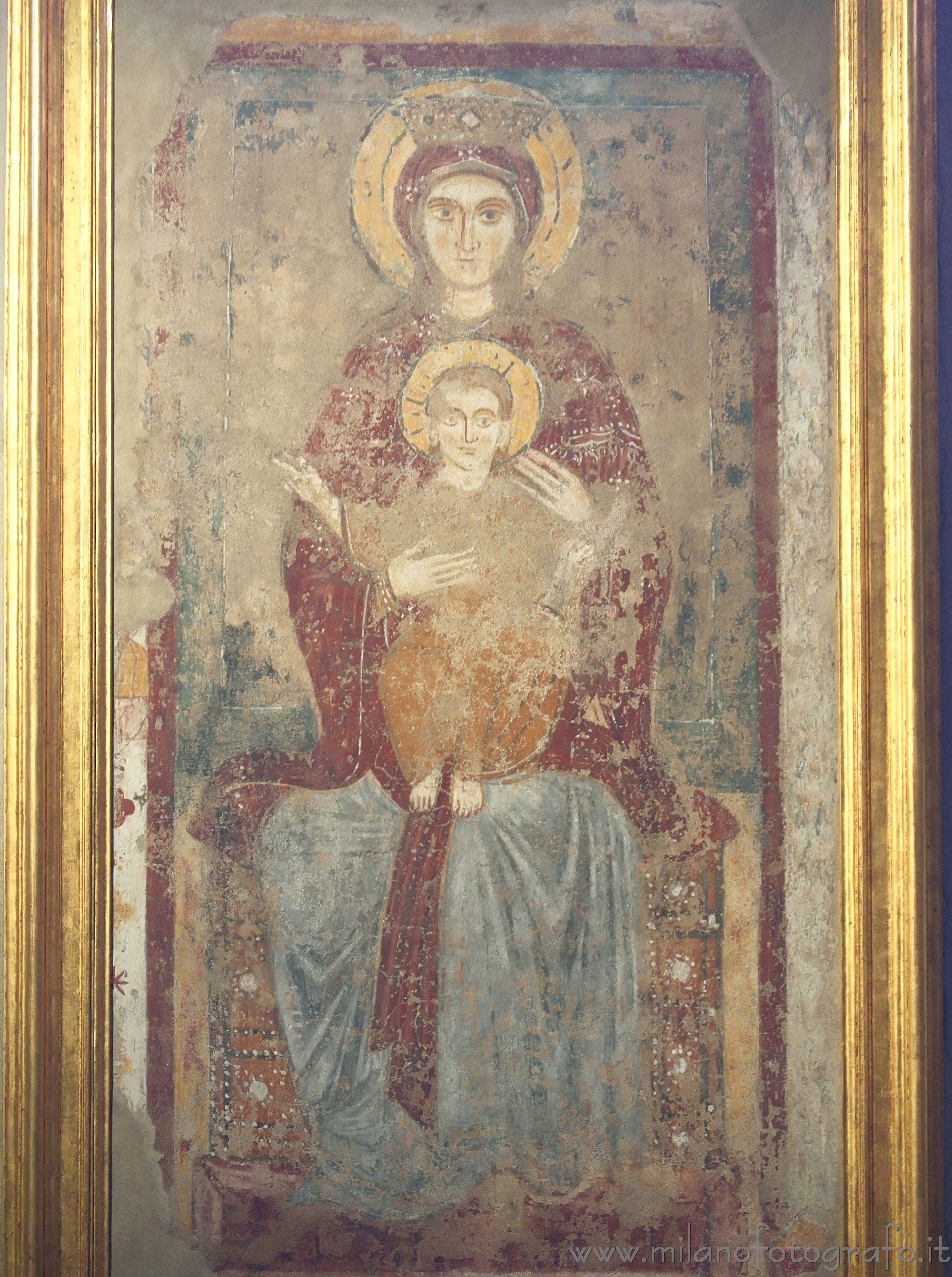 Milan (Italy): Fresco of the Madonna of the Grace - Milan (Italy)
