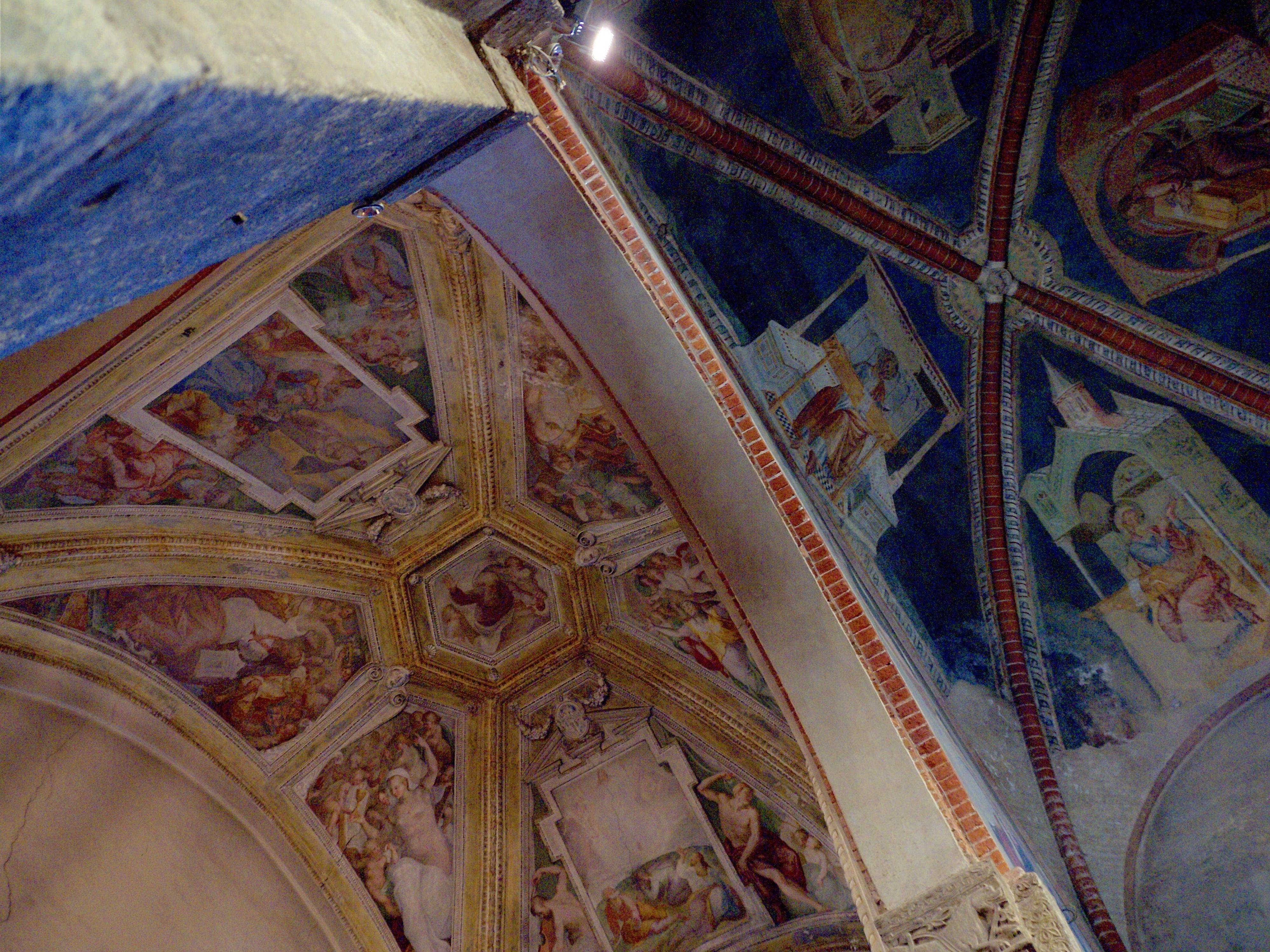 Milan (Italy): Freski in the Basilica of Sant Eustorgio - Milan (Italy)