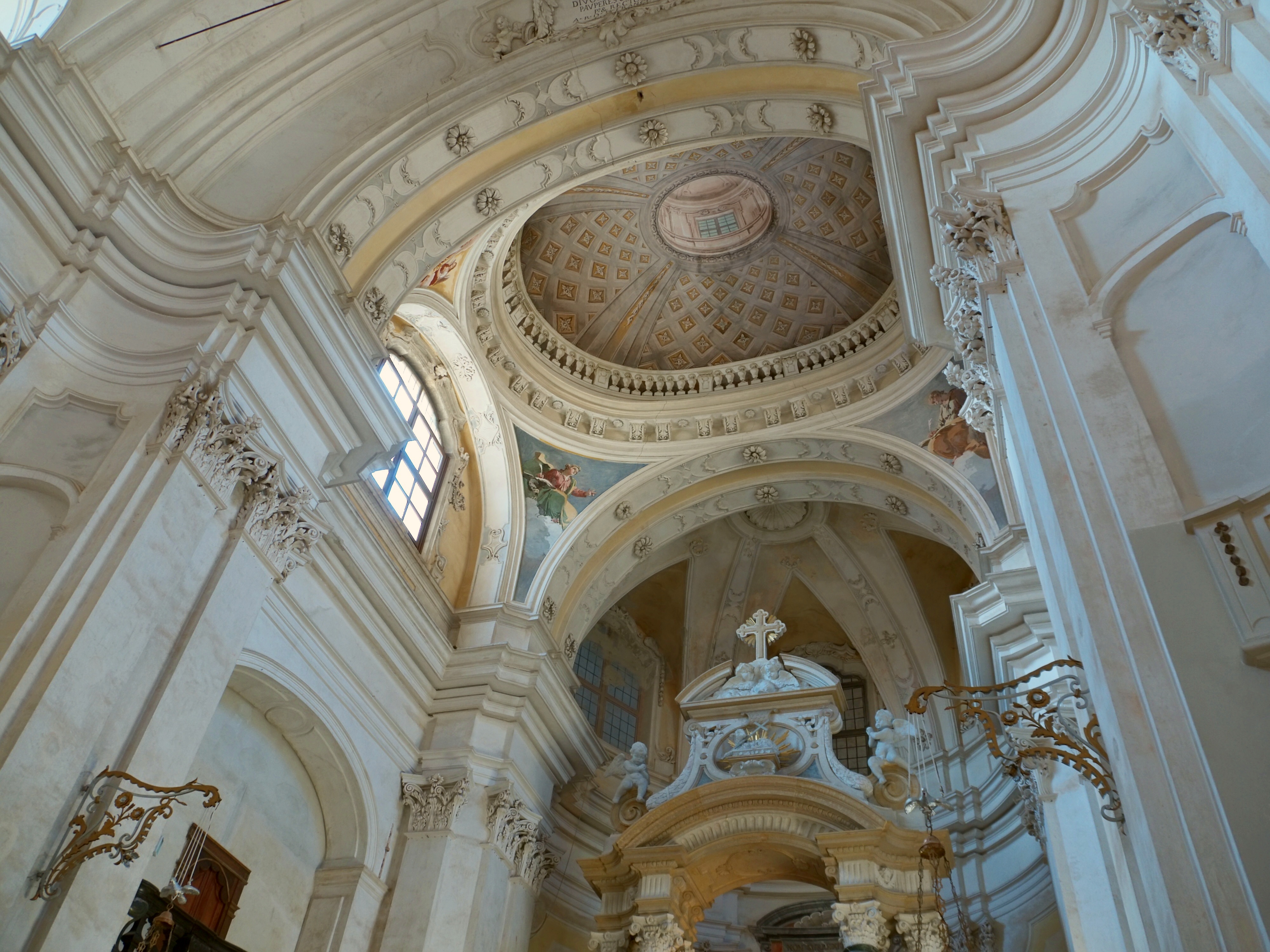 Campiglia Cervo (Biella): Cupola dell'abside del Santuario di San Giovanni di Andorno - Campiglia Cervo (Biella)