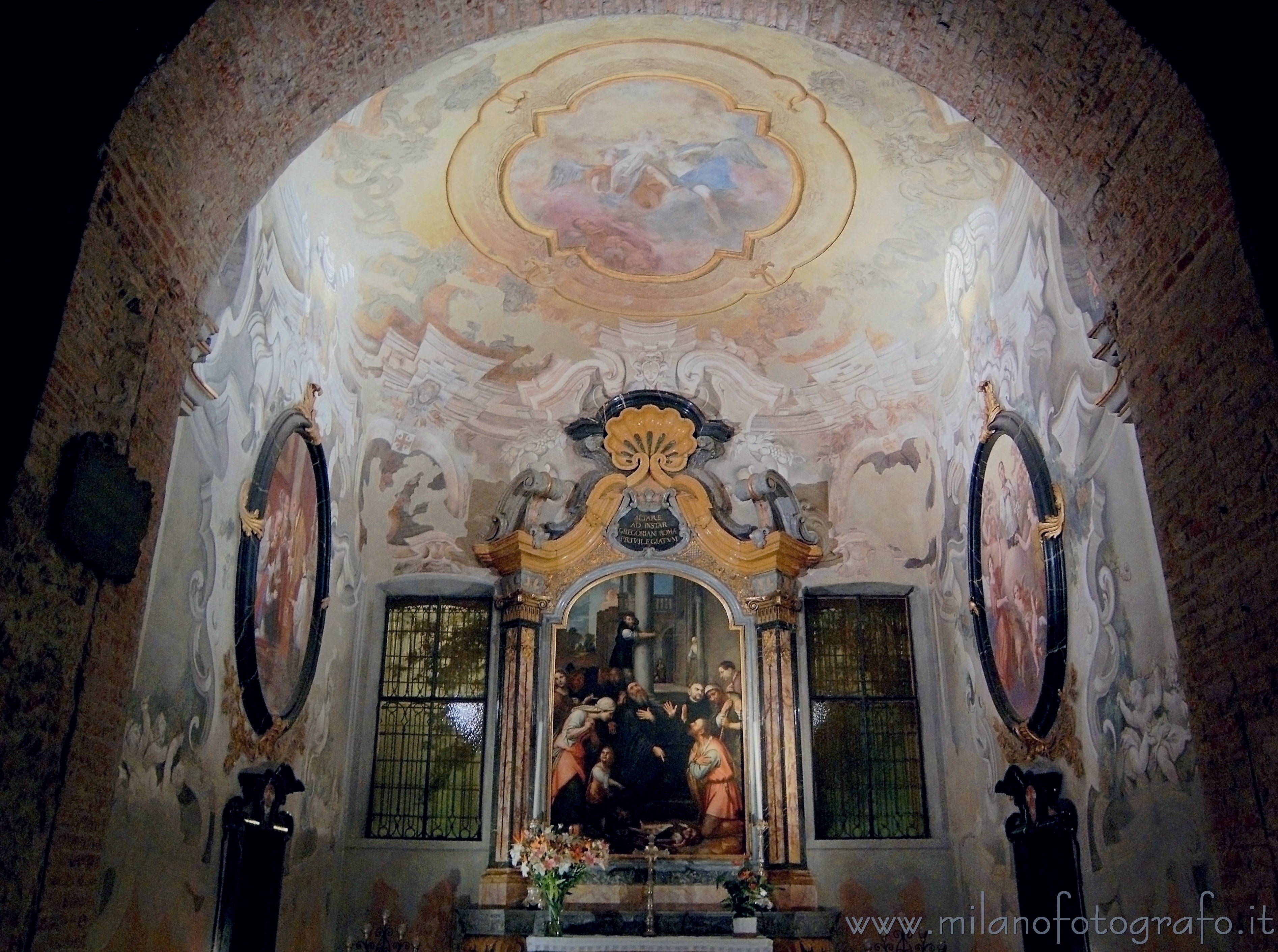 Milano: Cappella di San Benedetto all'interno della Basilica di San Simpliciano - Milano
