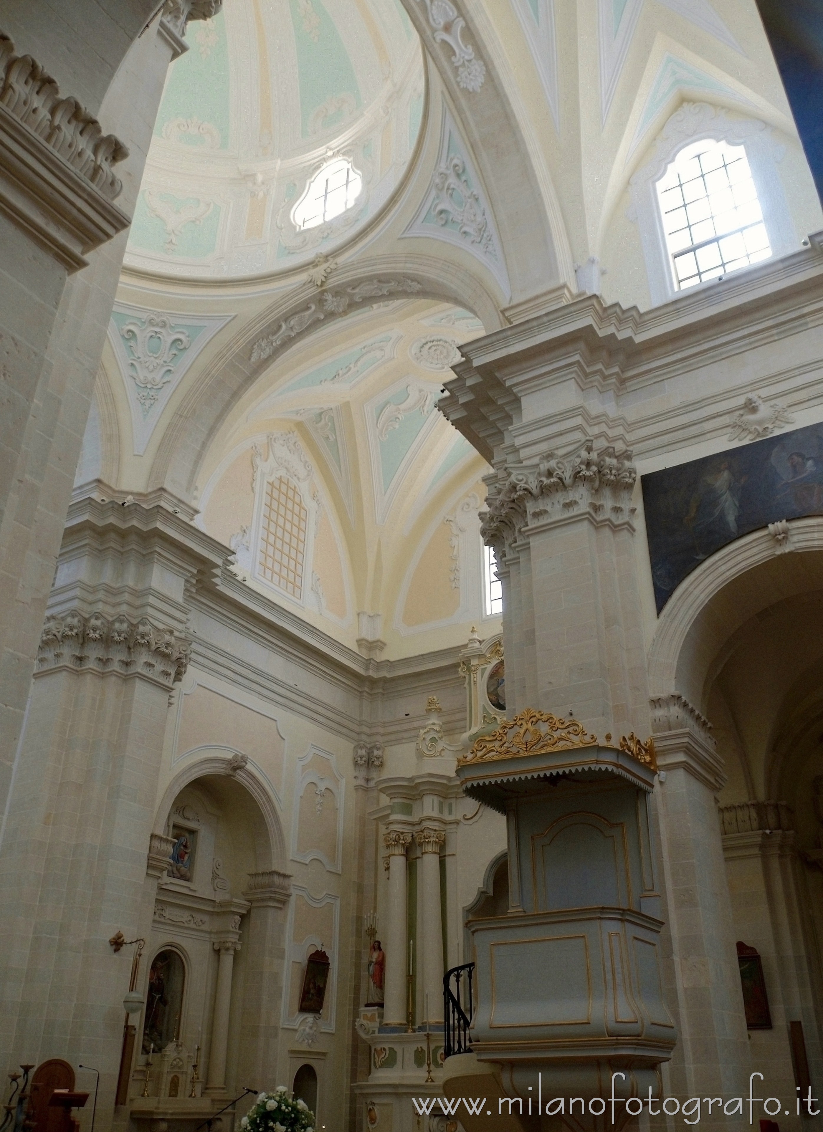Uggiano La Chiesa (Lecce, Italy): Detail of the interior of the Church of Santa Maria Maddalena - Uggiano La Chiesa (Lecce, Italy)