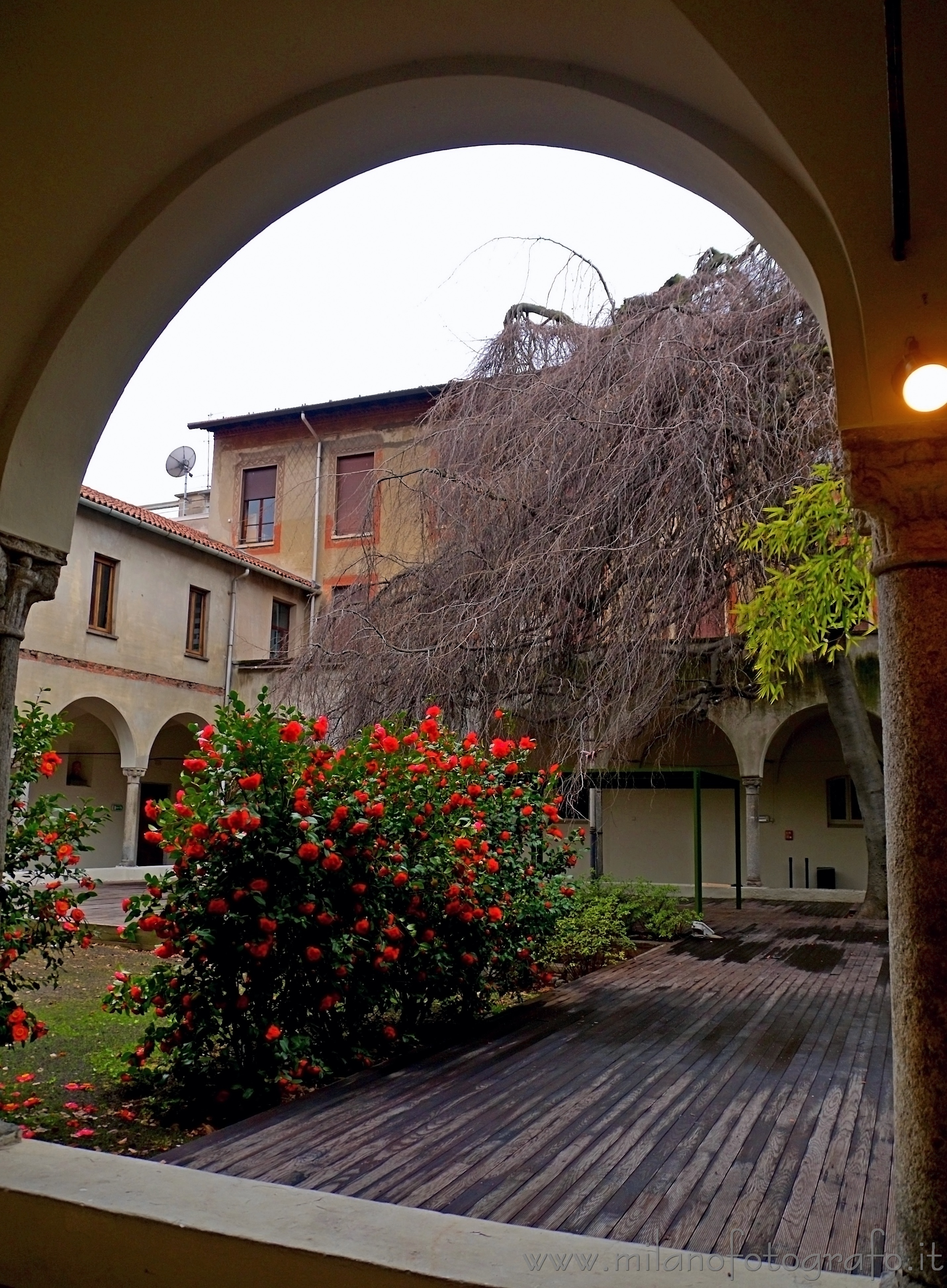 Milan (Italy): Dull spring day in a kiosk of the Umanitaria - Milan (Italy)