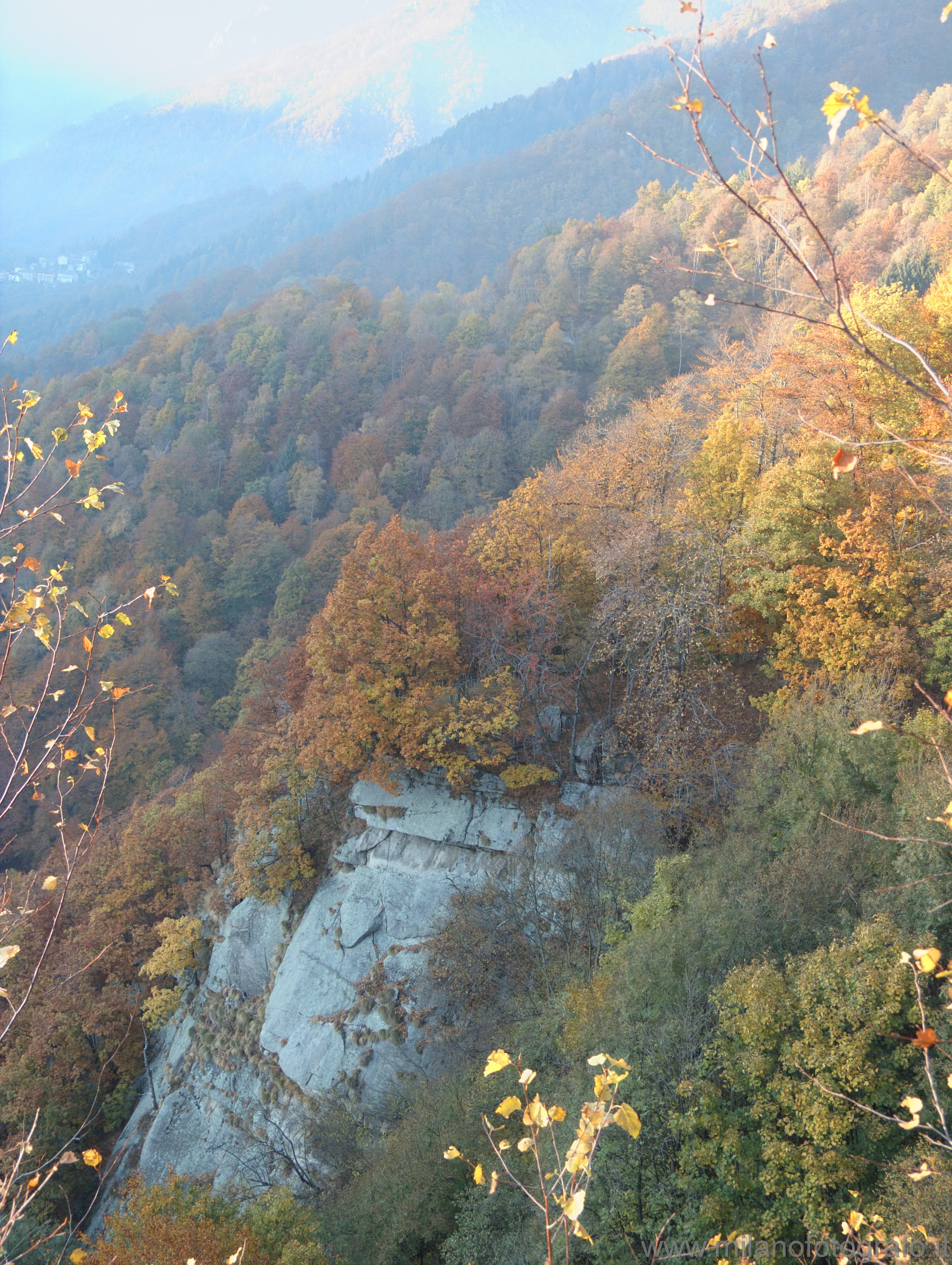 Biella (Italy): Panorama from the Zegna road - Biella (Italy)