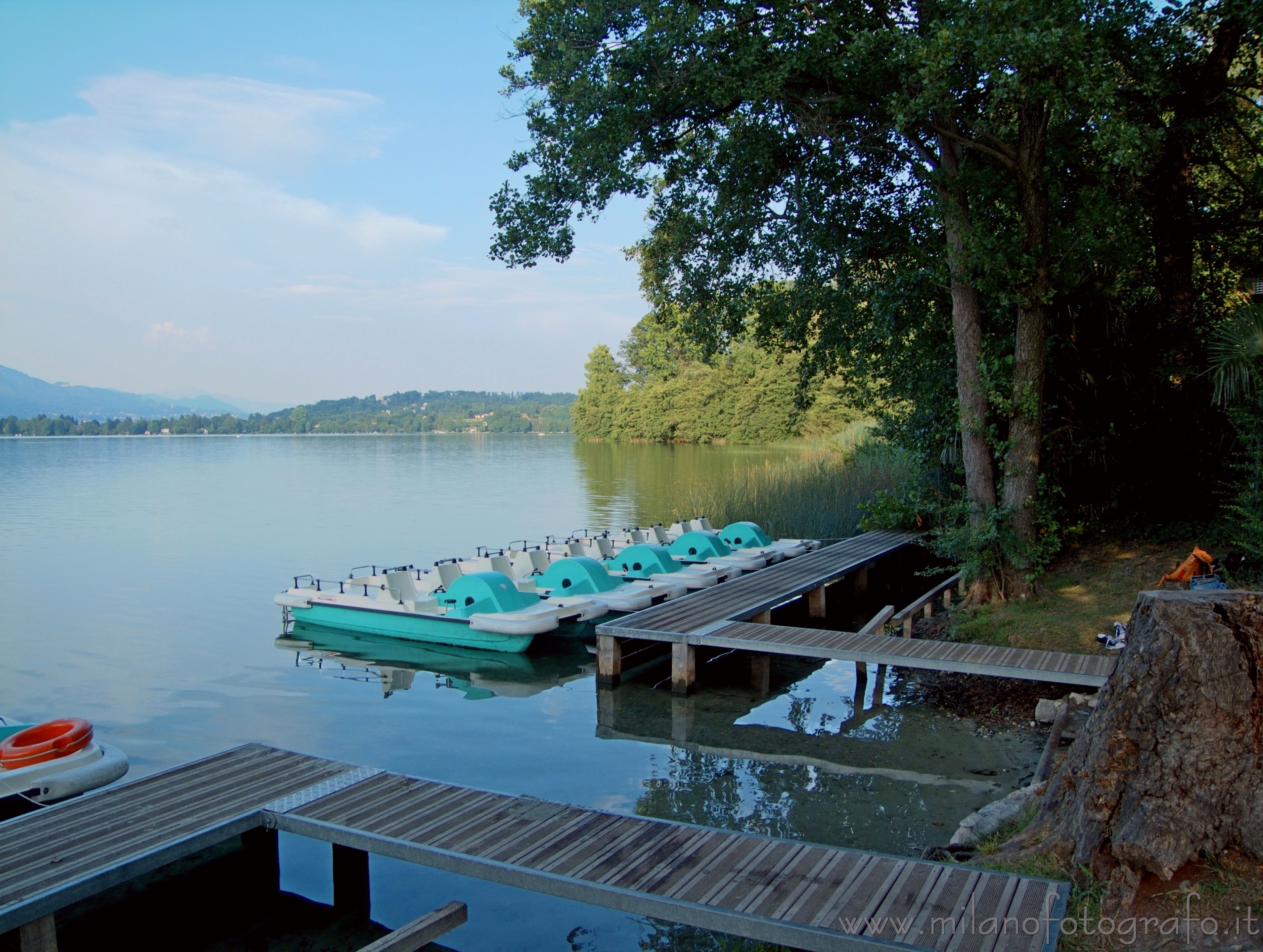 Cadrezzate (Varese, Italy): Lake Monate - Cadrezzate (Varese, Italy)