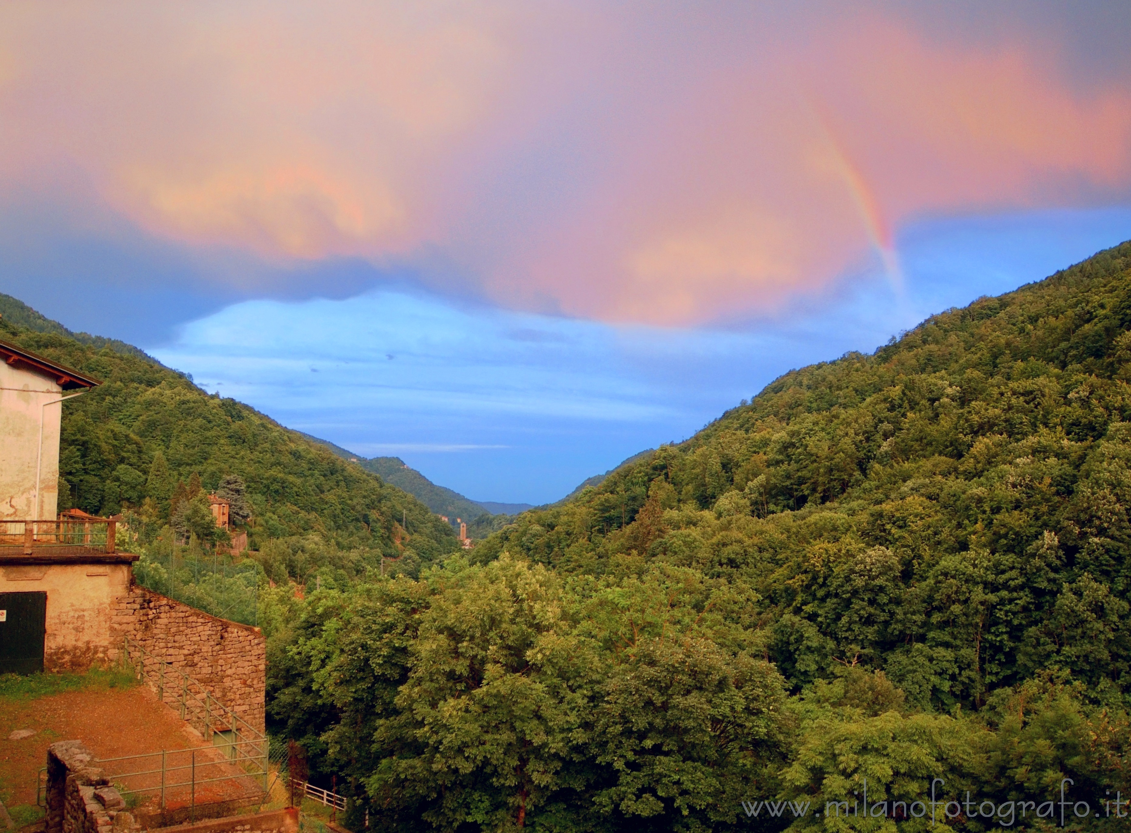 Valmosca fraction of Campiglia Cervo (Biella, Italy): Strange colors after the storm - Valmosca fraction of Campiglia Cervo (Biella, Italy)