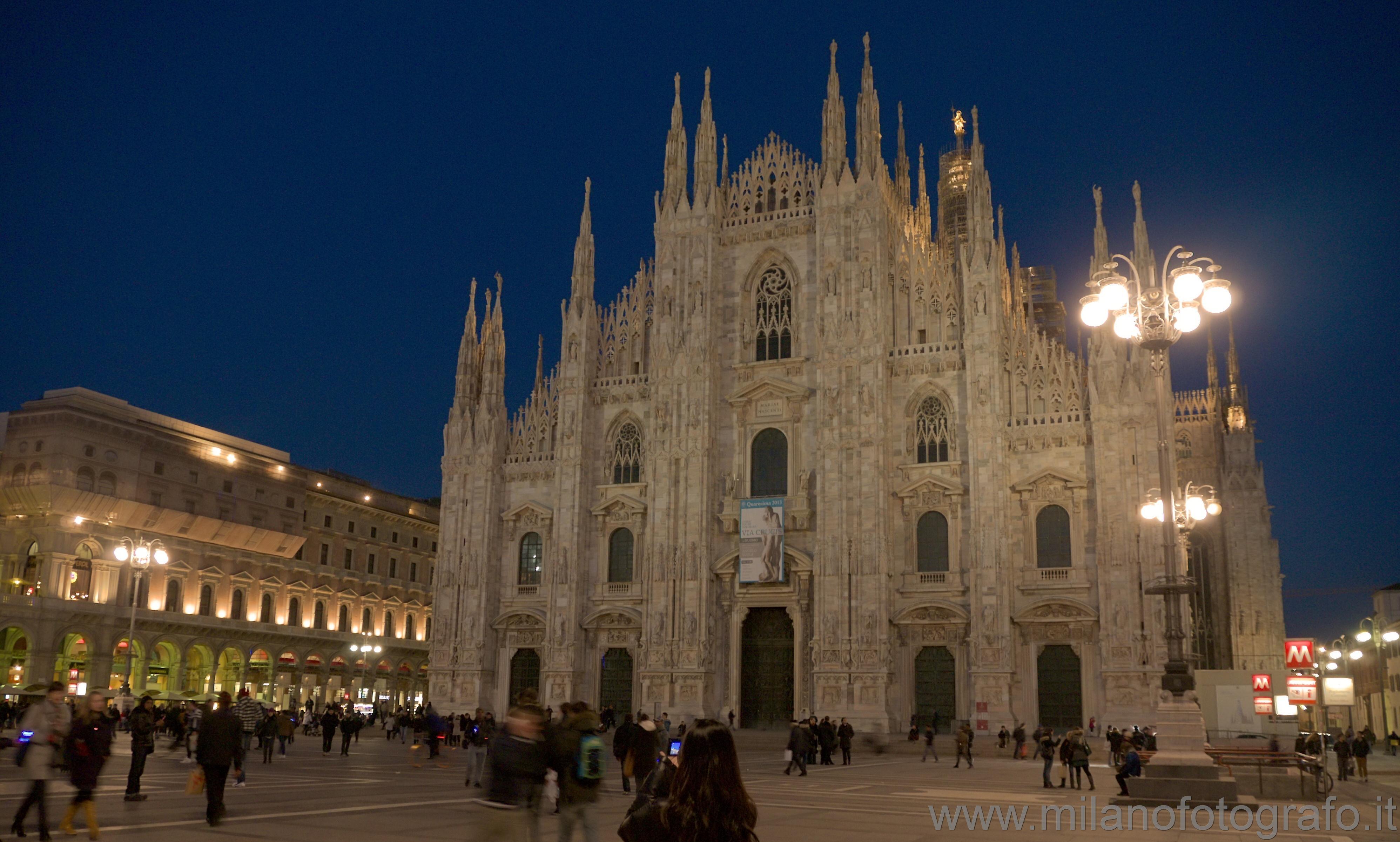 Milano: Il Duomo al crepuscolo - Milano