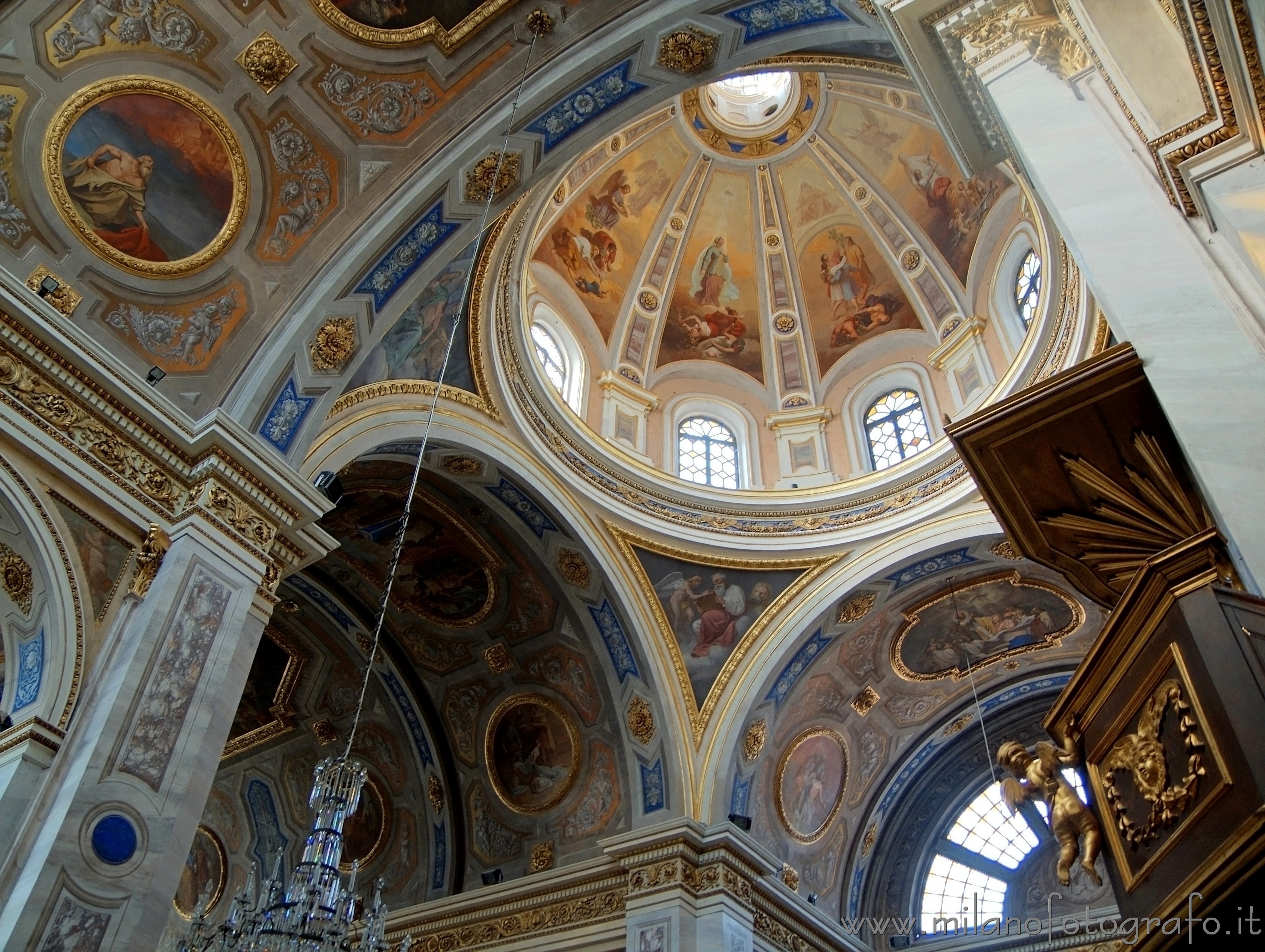 Vigevano (Pavia, Italy): Detail of the interiors of the Duomo - Vigevano (Pavia, Italy)