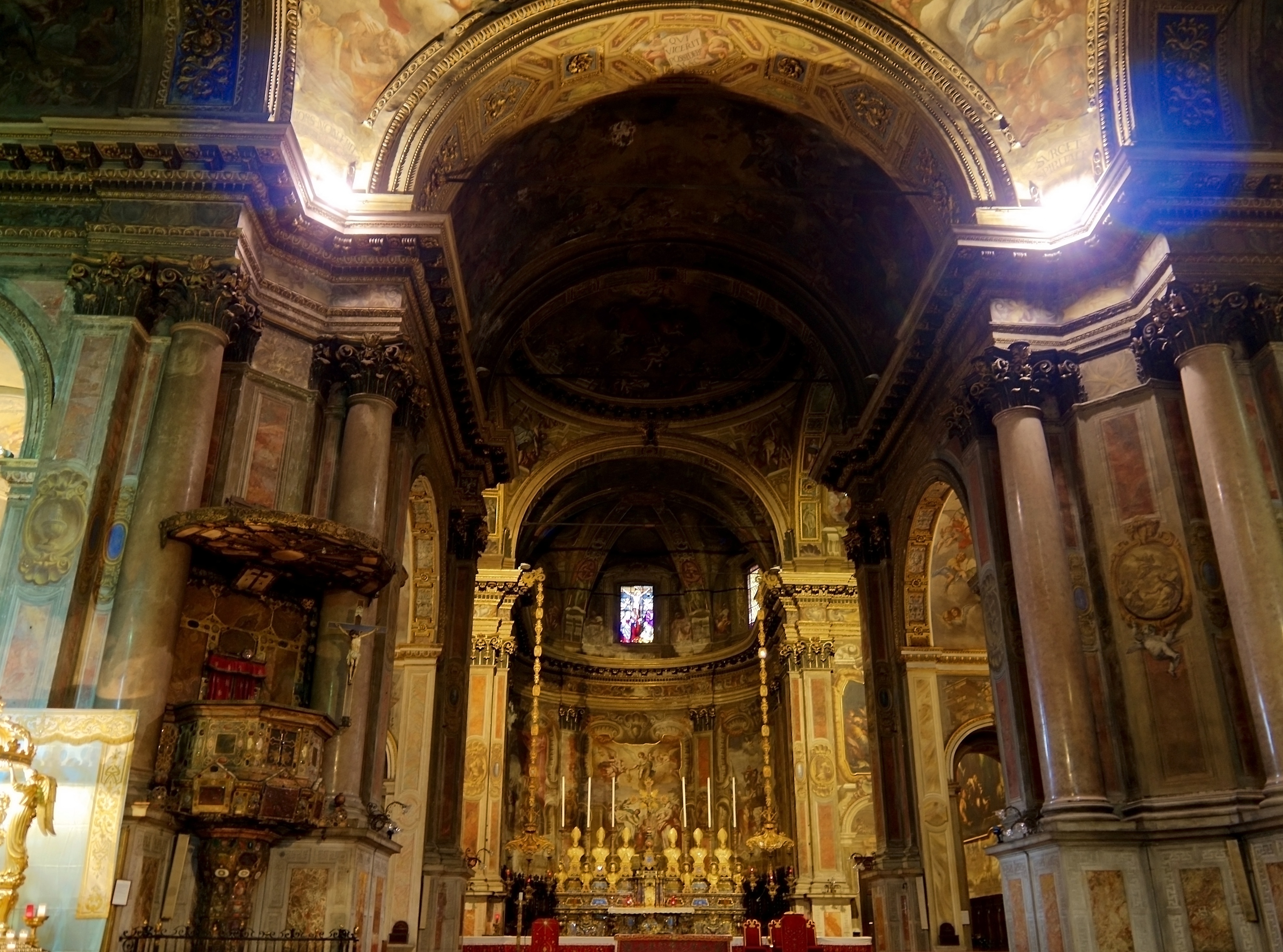 Milan (Italy): Interiors of Sant Alessandro in Zebedia - Milan (Italy)