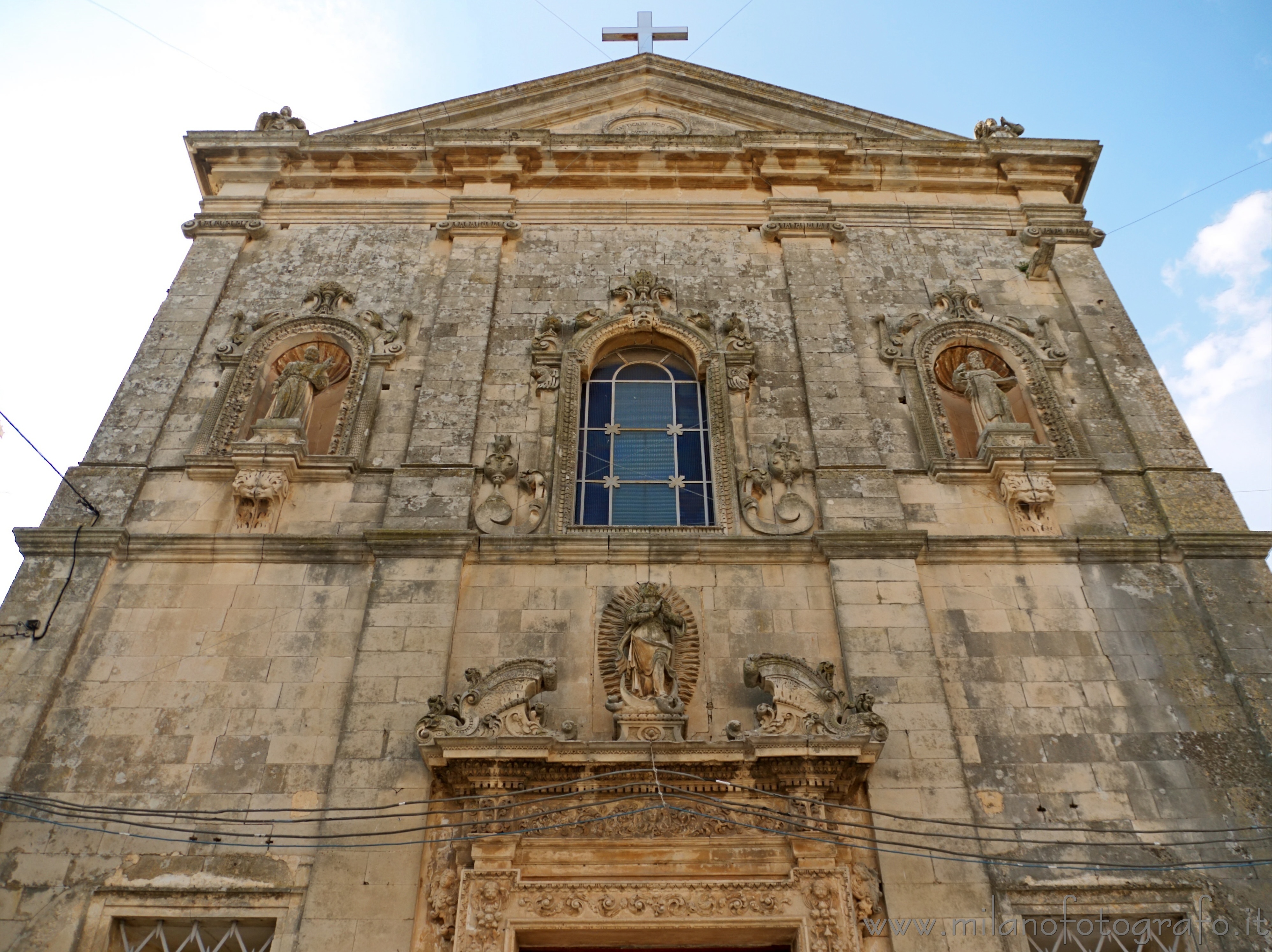 Martano (Lecce, Italy): Facade of the Church of the Immaculate - Martano (Lecce, Italy)