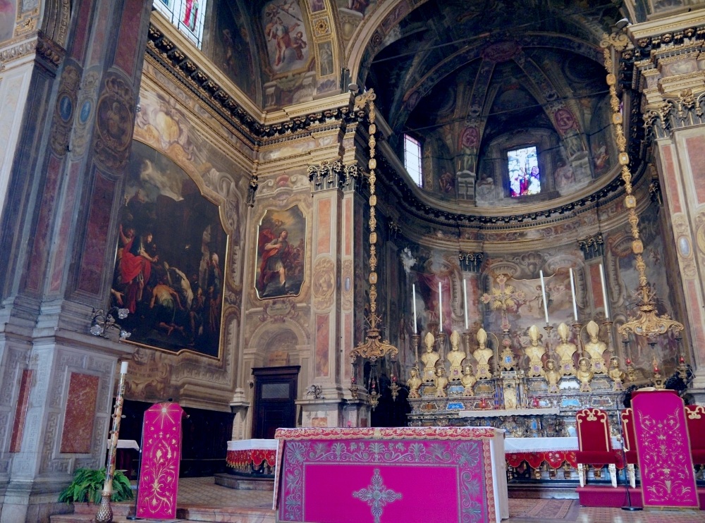 Church Of Sant Alessandro In Zebedia In Milan Italy