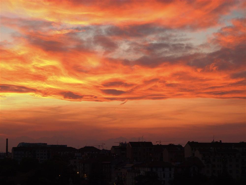 Milan (Italy) - Sunset in Milan