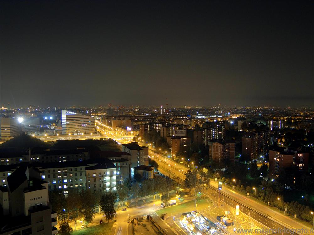 Milan (Italy) - Milan from the top floor of the WJC