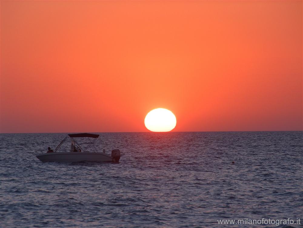 Baia Verde fraction of Gallipoli (Lecce, Italy) - Sunset at Baia Verde