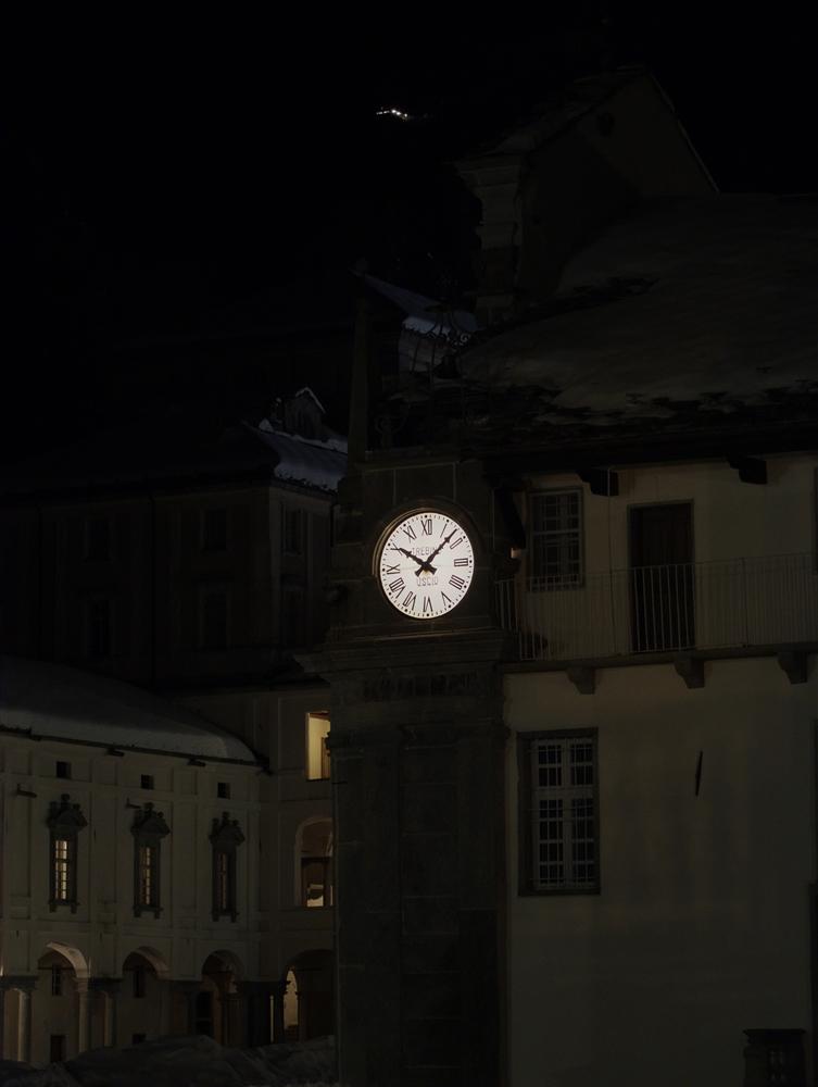 Biella (Italy) - Ancient Basilica of the Sanctuary of Oropa by night