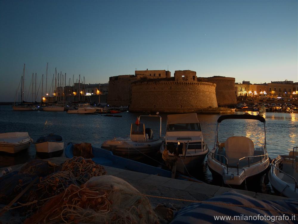 Gallipoli (Lecce) - Fortezza di Gallipoli vecchia all' imbrunire