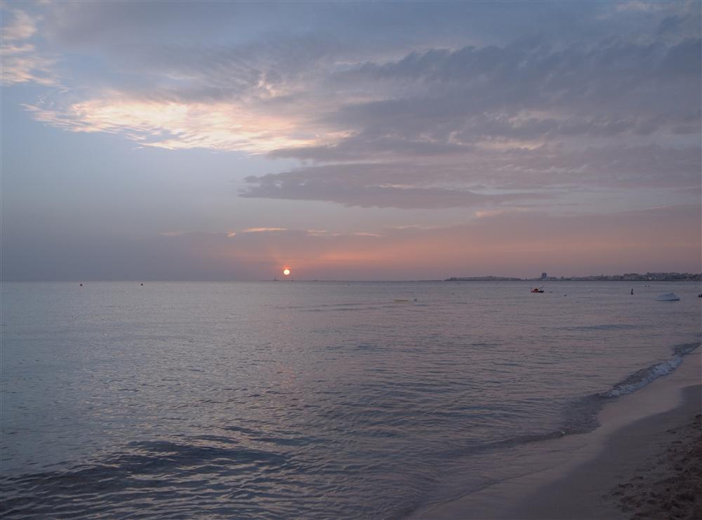 Baia Verde fraction of Gallipoli (Lecce, Italy) - Sunset at Baia Verde