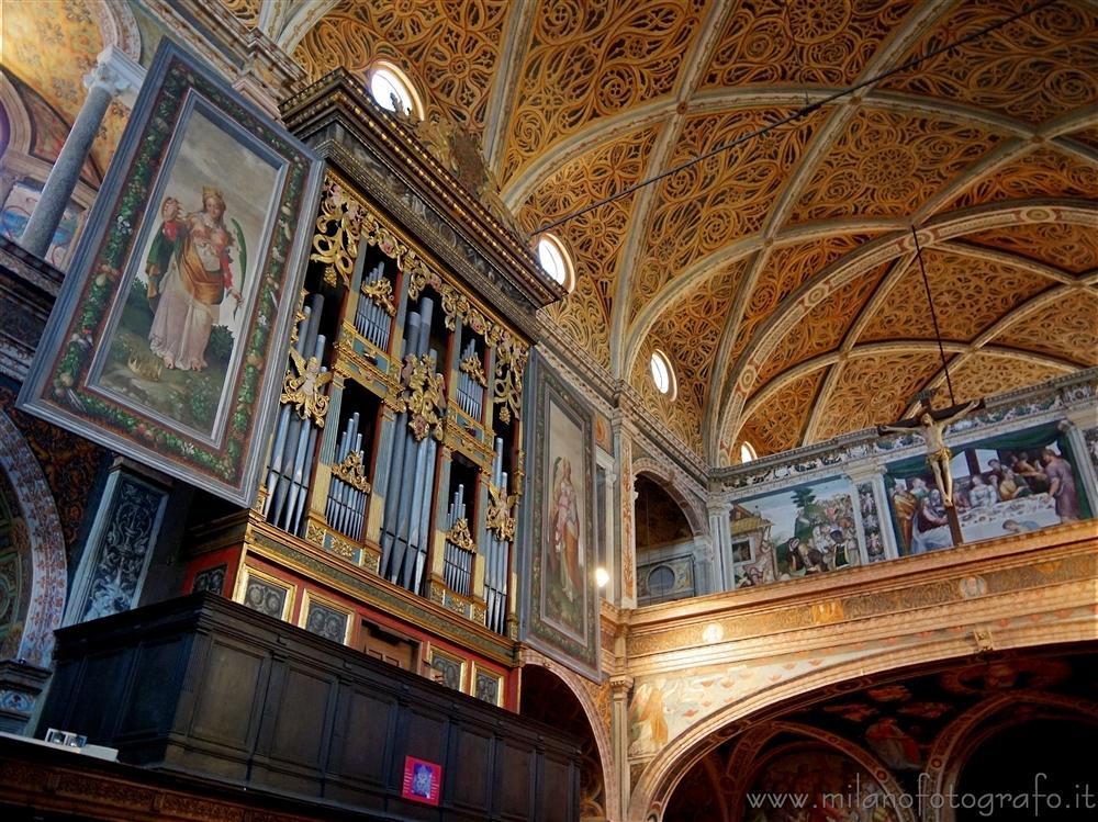 Milan (Italy) - Detail inside the church of San Maurizio
