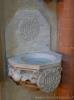 Milan (Italy): Holy water stoup inside the Church of Santa Maria Incoronata