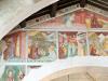 Novara: Affreschi sulla met&#224; sinistra dell'arcone della chiesa del Convento di San Nazzaro della Costa