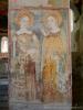 Biasca (Ticino, Switzerland): Fresco of two ladies