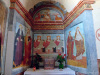 Benna (Biella): Affresco della trinità nella Chiesa di San Pietro