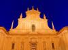 Milano: Facciata della Certosa di Garegnano al crepuscolo