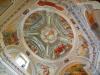 Monte Isola (Brescia): Decorazioni sul soffitto nella Chiesa di San Giovanni in località Corzano