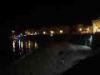 Gallipoli (Lecce, Italy): The beach of the Gallipoli Old by night