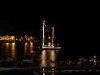 Otranto (Lecce, Italy): Ship in the harbour by night