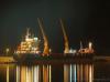 Gallipoli (Lecce, Italy): Ship in the harbour