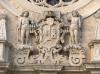 Otranto (Lecce, Italy): Decorations above the entrance of the Cathedral