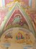 Milano: Dettaglio degli affreschi all'interno del Santuario della Madonna delle Grazie all'Ortica
