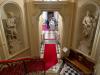 Milano: Entrance of the House Museum Poldi Pezzoli seen from the monumental staircase