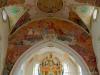 Engen (Germany): Frescos on the great arch of the Church Mariä Himmelfahrt