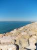 Cattolica (Rimini, Italy): The sea along the harbour promenade