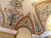 Milano: Decorazioni in stile eclettico all'interno della sala da concerto dell'Istituto dei Ciechi di Milano