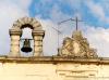Martano (Lecce, Italy): Decorations on roof a building