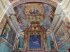 Valdilana (Biella): Interno dell'abside della Chiesa grande del Santuario della Madonna della Brughiera