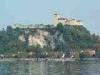 Arona (Novara, Italy): The fortess of Angera seen from Arona