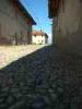 San Damiano fraction of Carisio (Vercelli, Italy): Glimpse on cobblestone street