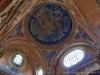 Milano: Decorated ceiling above the entrance of the Church of Santa Francesca Romana