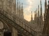 Milano: The spires of the Duomo