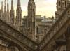 Milan (Italy): Sight from the top of the Duomo