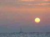 Baia Verde (Gallipoli, Lecce): Tramonto con l'Isola di Sant Andrea