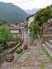 Valmosca fraction of Campiglia Cervo (Biella, Italy): The village seen from the churchyard of the Oratory of San Biagio