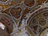 Veglio (Biella, Italy): Decorations on the ceiling of the Parish Church of St. John the Baptist