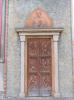 Milan (Italy): Door in one of the side wing of Villa Clerici in Niguarda