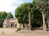 Milano: Dettaglio del secondo teatro nel parco posteriore di Villa Clerici in Niguarda