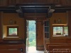 Campiglia Cervo (Biella, Italy): View over the woods of the Cervo Valley from inside the San Biagio Church in the hamlet Valmosca